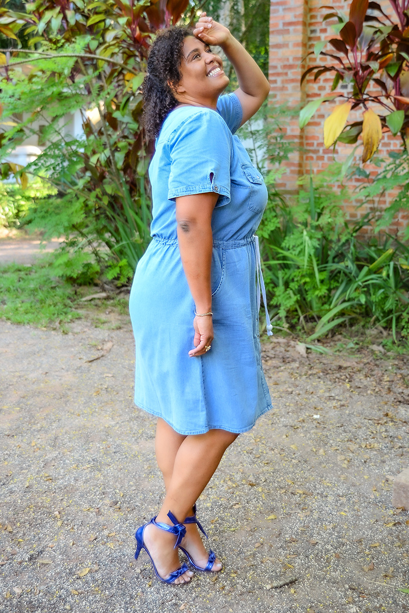 5178 Vestido Jeans Botões 5178 Vestido Jeans Botões