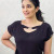 9111 Blusa c/ Detalhe no Decote