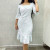 9032 Vestido com Babado