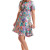 8626 Vestido Godê Estampado