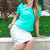8081 Camisete com gola
