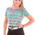 8480 Blusa Decote Canoa
