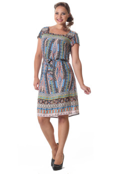 8708 Vestido Estampado