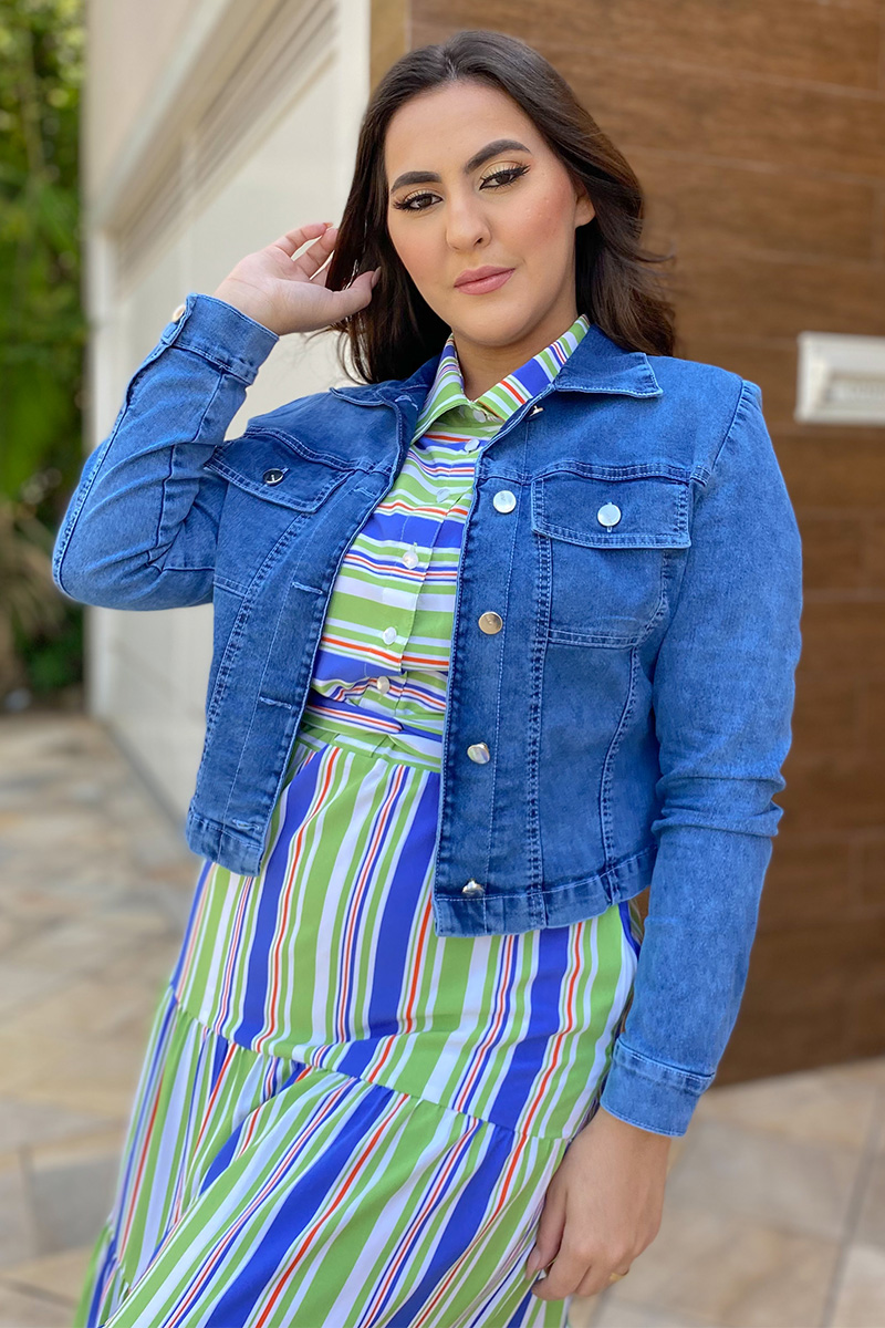 2379  Jaqueta Jeans C/ Bolsos 2379  Jaqueta Jeans C/ Bolsos