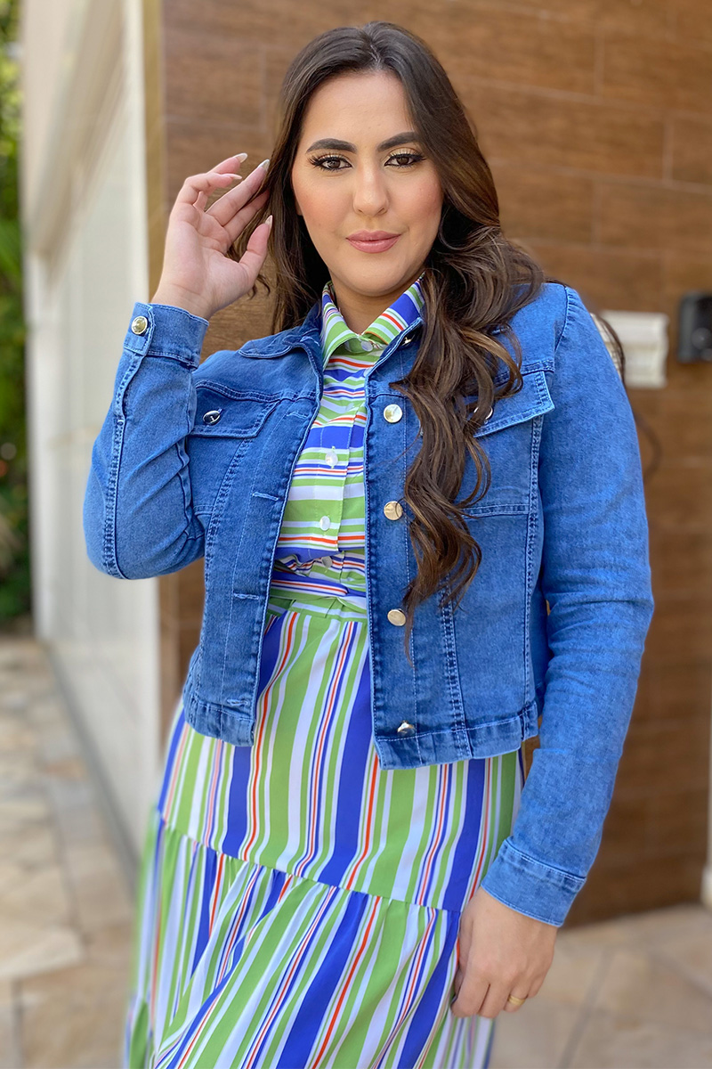 2379  Jaqueta Jeans C/ Bolsos 2379  Jaqueta Jeans C/ Bolsos