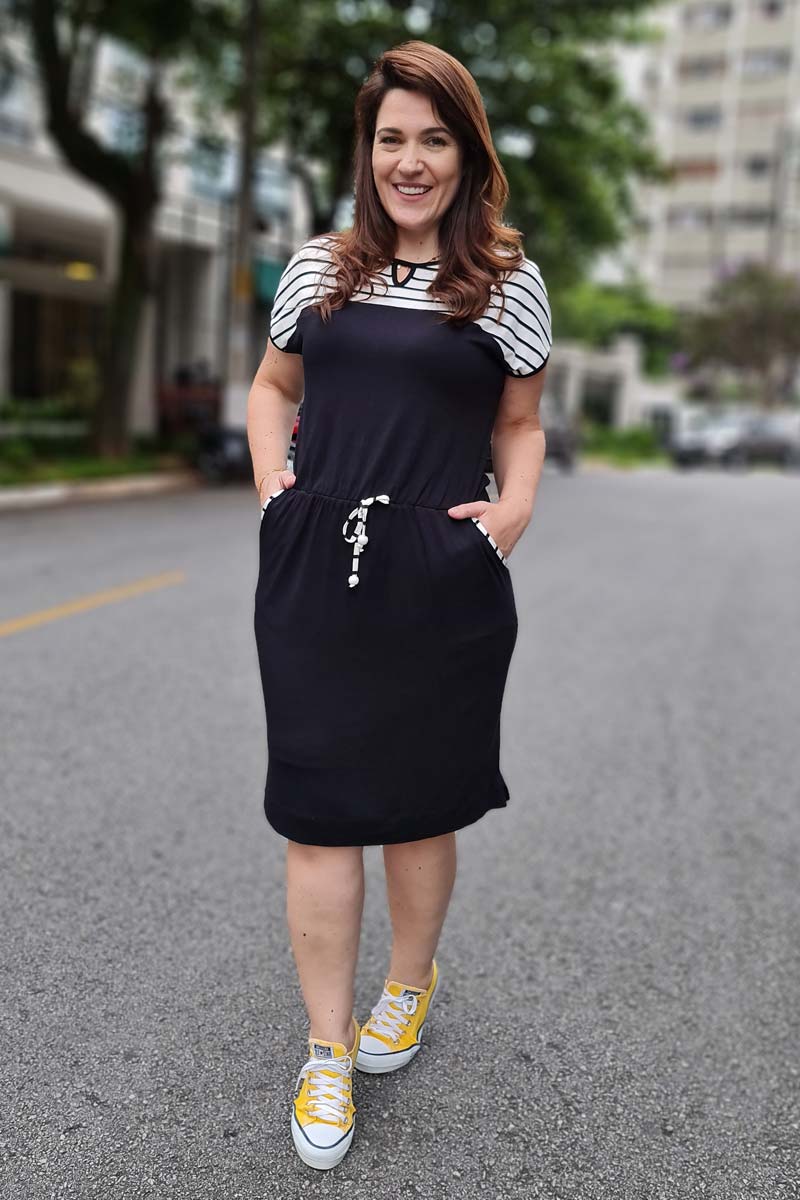 9179 Vestido C/Bolsos
