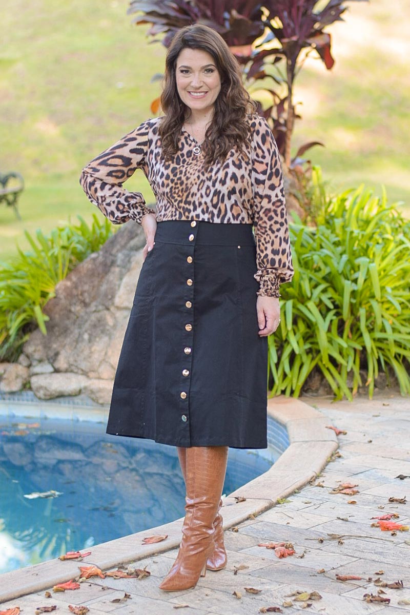 9208 Blusa Manga longa
